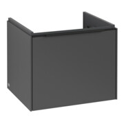 V&B Meuble sous-lavabo Subway 3.0 52,3x42,9x44,8cm, bleu graphite, gauche