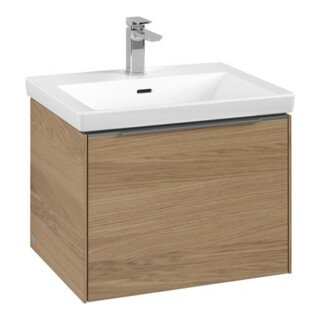 V&B Meuble sous lavabo Subway 3.0 57,2x42,9x47,8 cm, blanc mat/Gris alu brillant, Nord Oa