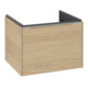 V&B Meuble sous lavabo Subway 3.0 57,2x42,9x47,8 cm, blanc mat/Gris alu brillant, Nord Oa