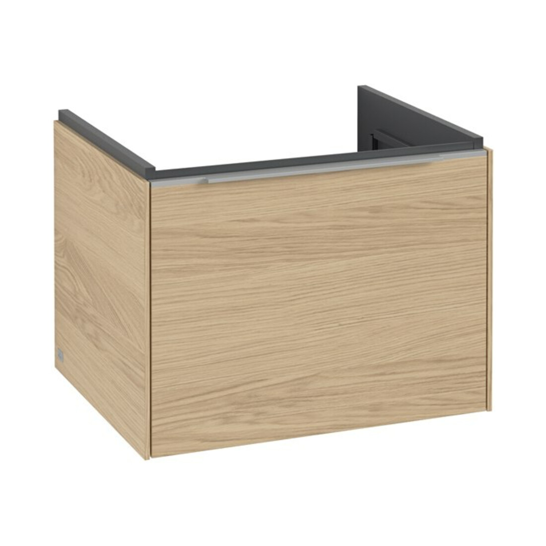 V&B Meuble sous lavabo Subway 3.0 57,2x42,9x47,8 cm, blanc mat/Gris alu brillant, Nord Oa