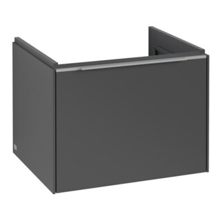 V&B Meuble sous-lavabo Subway 3.0 57,2x42,9x47,8cm, alu brillant, graph.