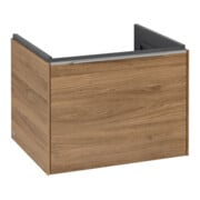V&B Meuble sous-lavabo Subway 3.0 57,2x42,9x47,8cm, alu brillant, sans poignée