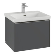 V&B Meuble sous lavabo Subway 3.0 57,2x42,9x47,8cm, bleu/gris, blanc Oa