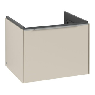V&B Meuble sous lavabo Subway 3.0 57,2x42,9x47,8cm, m LE/Gr AL g, cashm Gr