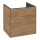 V&B Meuble sous lavabo Subway 3.0 57,2x57,6x47,8cm, alu brillant, sans éclairage-3