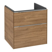 V&B Meuble sous lavabo Subway 3.0 57,2x57,6x47,8cm, alu brillant, sans éclairage-3