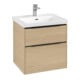 V&B Meuble sous lavabo Subway 3.0 57,2x57,6x47,8cm, avec LE/Gr vo b, Nord Oa-1
