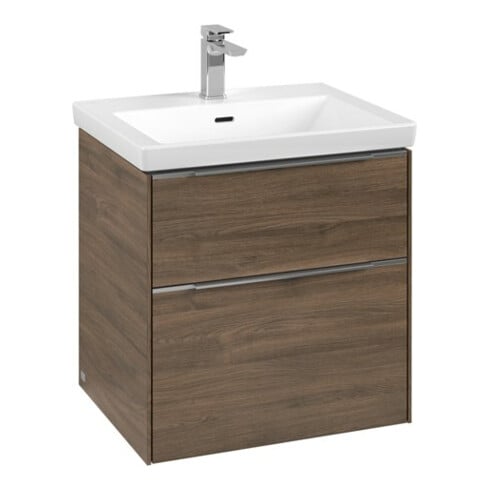 V&B Meuble sous-lavabo Subway 3.0 57,2x57,6x47,8cm, m LE/Gr AL g, Ariz. Oa