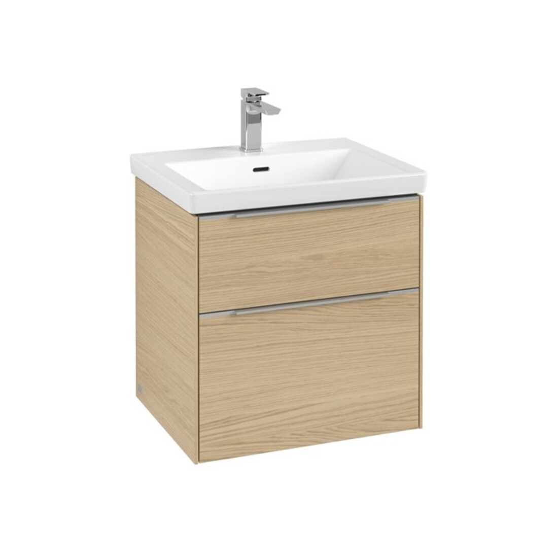 V&B Meuble sous-lavabo Subway 3.0 57,2x57,6x47,8cm, m LE/Gr AL gl, Nord Oa