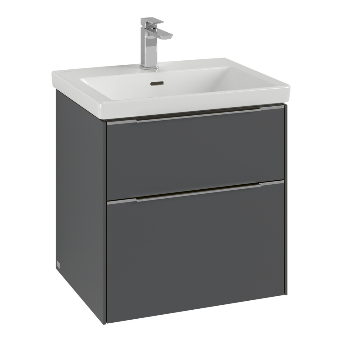 V&B Meuble sous-lavabo Subway 3.0 57,2x57,6x47,8cm, m LE/Gr bleu, blanc Oa