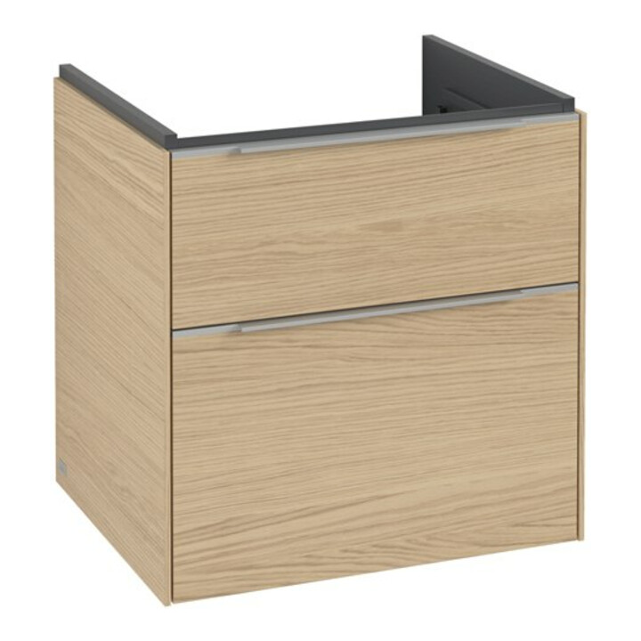 V&B Meuble sous lavabo Subway 3.0 57,2x57,6x47,8cm, o LE/Gr AL brillant, Nord Oa