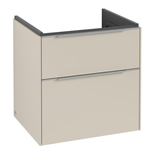 V&B Meuble sous lavabo Subway 3.0 57,2x57,6x47,8cm, o LE/Gr AL g, cashm Gr