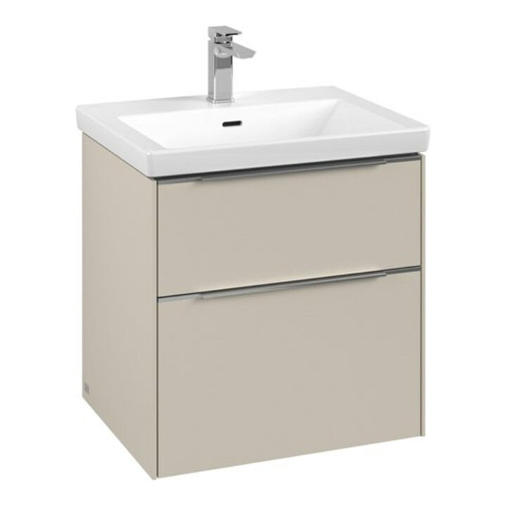 V&B Meuble sous lavabo Subway 3.0 57,2x57,6x47,8cm, o LE/Gr AL g, cashm Gr