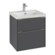 V&B Meuble sous lavabo Subway 3.0 57,2x57,6x47,8cm, sans LE/Gr mon., graphite-3