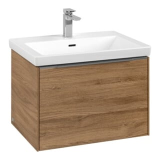 V&B Meuble sous lavabo Subway 3.0 62,2x42,9x47,8cm, alu brillant, sans poignée