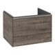 V&B Meuble sous lavabo Subway 3.0 62,2x42,9x47,8cm, alu brillant, sans poignée-3