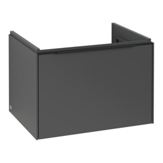 V&B Meuble sous lavabo Subway 3.0 62,2x42,9x47,8cm, avec LE/Gr devant bleu, graph.