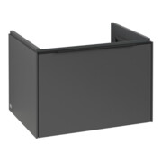 V&B Meuble sous lavabo Subway 3.0 62,2x42,9x47,8cm, avec LE/Gr devant bleu, graph.