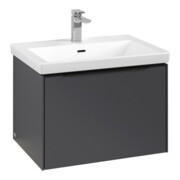 V&B Meuble sous lavabo Subway 3.0 62,2x42,9x47,8cm, avec LE/Gr devant bleu, graph.-4