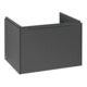 V&B Meuble sous lavabo Subway 3.0 62,2x42,9x47,8cm, avec LE/Gr mon., graphite-1