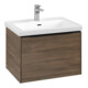 V&B Meuble sous lavabo Subway 3.0 62,2x42,9x47,8cm, avec LE/Gr vo b, Ariz. Oa-1