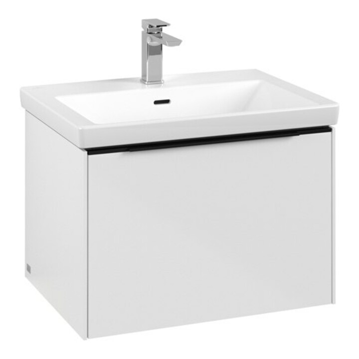 V&B Meuble sous-lavabo Subway 3.0 62,2x42,9x47,8cm, avec LE/Gr vo b, Bri wh.