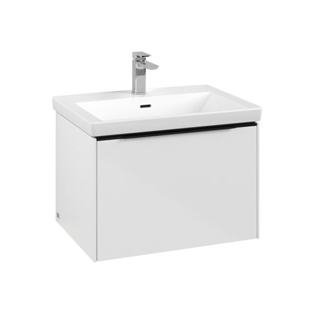 V&B Meuble sous-lavabo Subway 3.0 62,2x42,9x47,8cm, avec LE/Gr vo b, Bri wh.