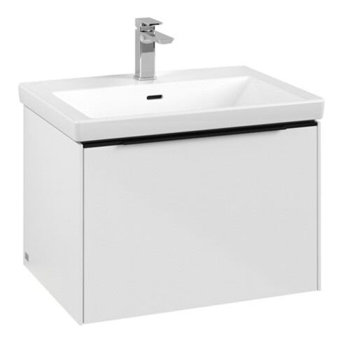 V&B Meuble sous-lavabo Subway 3.0 62,2x42,9x47,8cm, avec LE/Gr vo b, Bri wh.