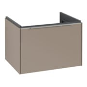 V&B Meuble sous-lavabo Subway 3.0 62,2x42,9x47,8cm, sans LED, alu brillant, Taupe-3
