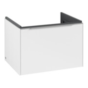 V&B Meuble sous lavabo Subway 3.0 62,2x42,9x47,8cm, sans LED/Gr Alu brillant, P blanc-4