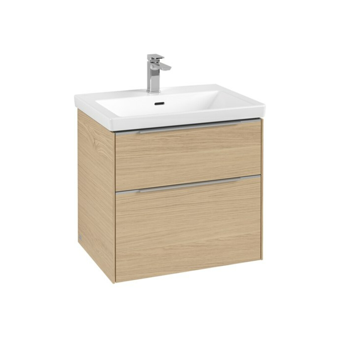 V&B Meuble sous-lavabo Subway 3.0 62,2x57,6x47,8cm, avec LE/Gr AL brillant, Nord Oa