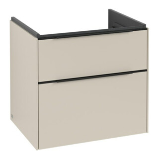 V&B Meuble sous lavabo Subway 3.0 62,2x57,6x47,8cm, avec LE/Gr devant, cashm Gr