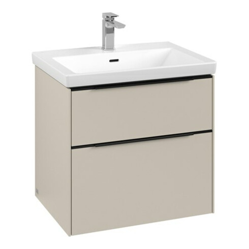 V&B Meuble sous lavabo Subway 3.0 62,2x57,6x47,8cm, avec LE/Gr devant, cashm Gr