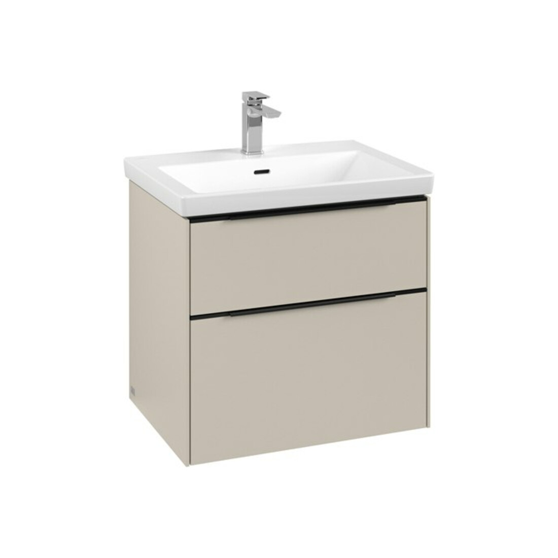 V&B Meuble sous lavabo Subway 3.0 62,2x57,6x47,8cm, avec LE/Gr devant, cashm Gr