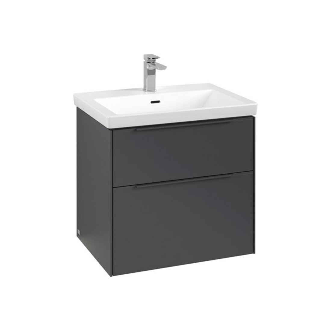 V&B Meuble sous lavabo Subway 3.0 62,2x57,6x47,8cm, avec LE/Gr mon., graph.