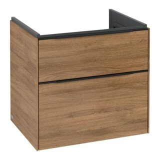V&B Meuble sous lavabo Subway 3.0 62,2x57,6x47,8cm, bleu, sans éclairage