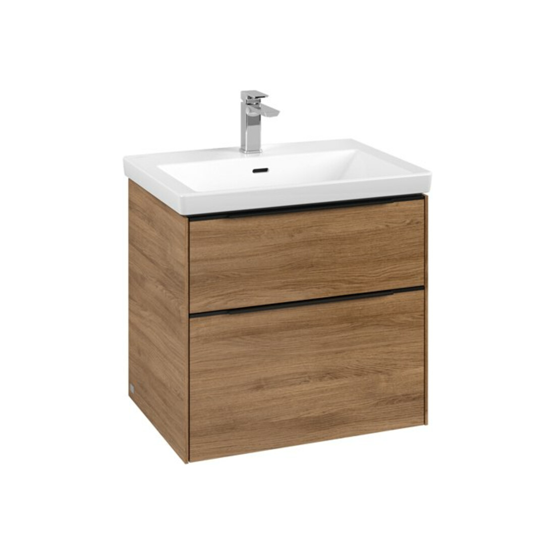 V&B Meuble sous lavabo Subway 3.0 62,2x57,6x47,8cm, bleu, sans éclairage