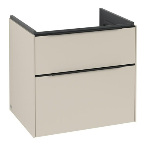 V&B Meuble sous lavabo Subway 3.0 62,2x57,6x47,8cm, cashm Gr