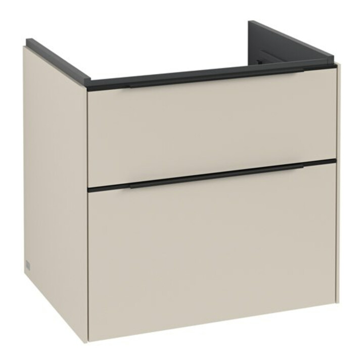 V&B Meuble sous lavabo Subway 3.0 62,2x57,6x47,8cm, cashm Gr