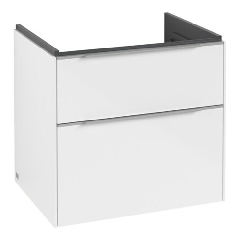 V&B Meuble sous lavabo Subway 3.0 62,2x57,6x47,8cm, m LE/Gr AL g, Bri wh.