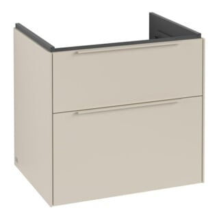 V&B Meuble sous lavabo Subway 3.0 62,2x57,6x47,8cm, m LE/Gr mon., cashm Gr