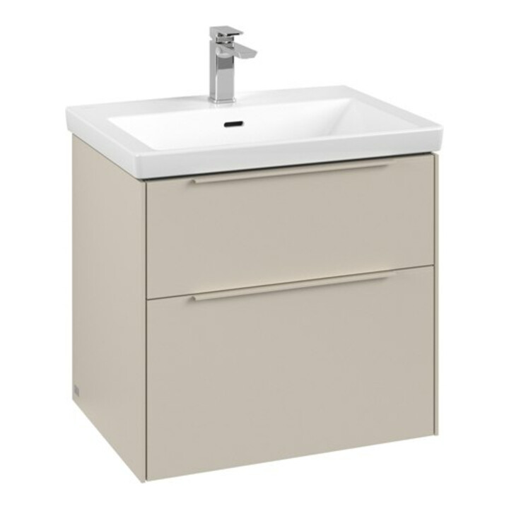 V&B Meuble sous lavabo Subway 3.0 62,2x57,6x47,8cm, m LE/Gr mon., cashm Gr