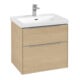V&B Meuble sous lavabo Subway 3.0 62,2x57,6x47,8cm, o LE/Gr AL brillant, Nord Oa-1