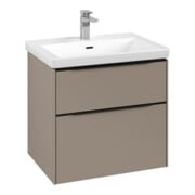 V&B Meuble sous-lavabo Subway 3.0 62,2x57,6x47,8cm, sans LED/Gr volc bleu, Tau-4