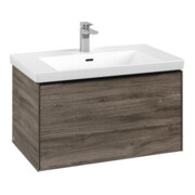 V&B Meuble sous-lavabo Subway 3.0 77,2x42,9x47,8cm, bleu, mat, gauche
