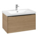V&B Meuble sous lavabo Subway 3.0 77,2x42,9x47,8cm, chêne clair/gris nordique-1