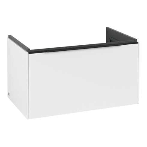 V&B Meuble sous lavabo Subway 3.0 77,2x42,9x47,8cm, sans LE/Gr bleu, P blanc