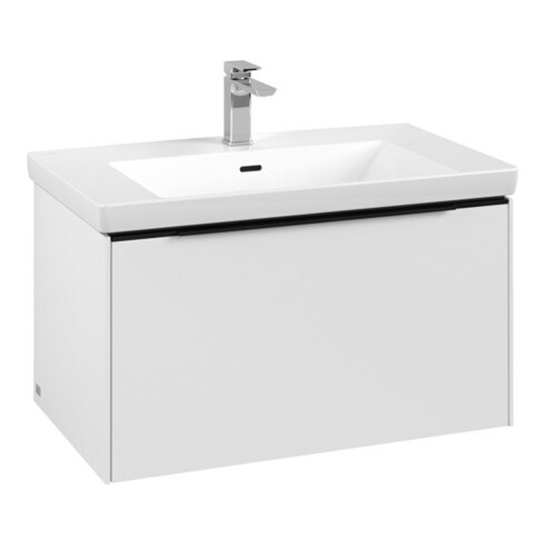 V&B Meuble sous lavabo Subway 3.0 77,2x42,9x47,8cm, sans LE/Gr bleu, P blanc