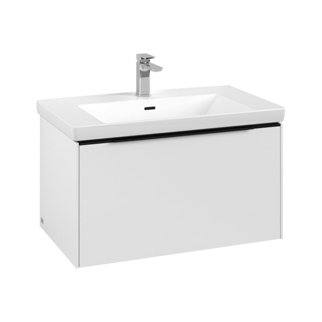 V&B Meuble sous lavabo Subway 3.0 77,2x42,9x47,8cm, sans LE/Gr bleu, P blanc