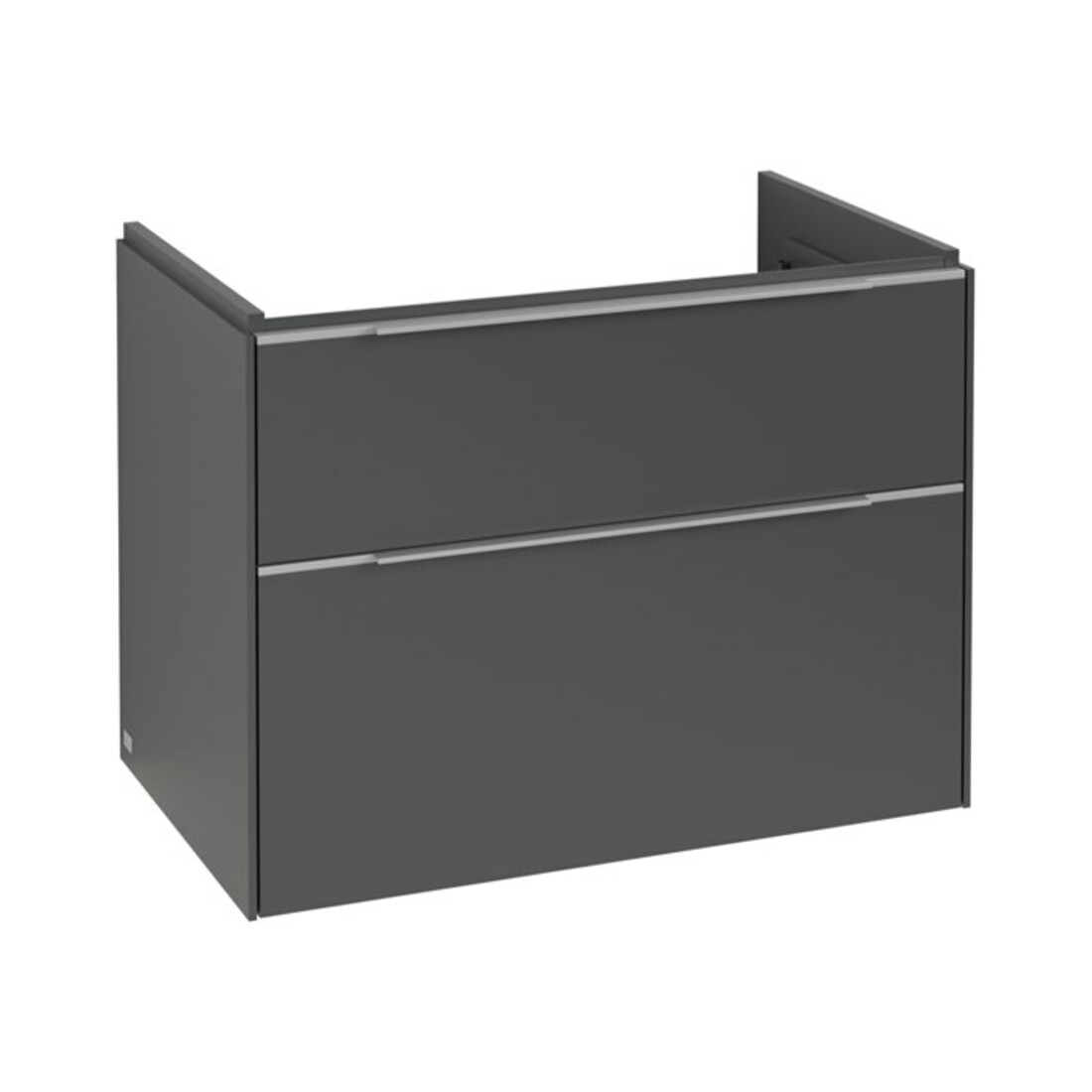 V&B Meuble sous-lavabo Subway 3.0 77,2x57,6x47,8cm, avec LE/Gr Alu brillant, graphite